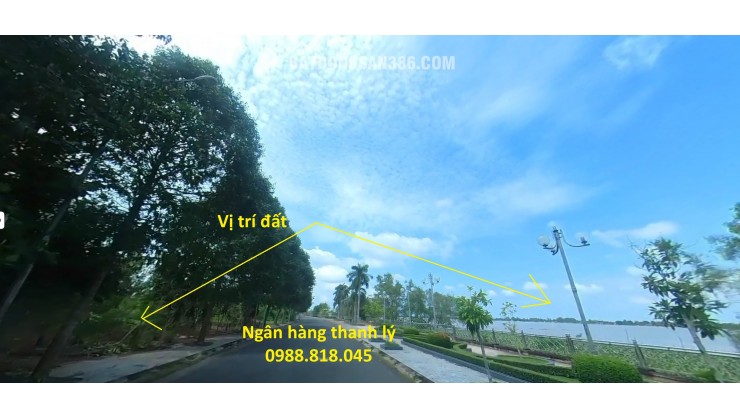 Phát mại đất  trung tâm Phường Trường An, TP. Vĩnh Long, 4070m2, View Sông Cổ Chiên, miễn TG